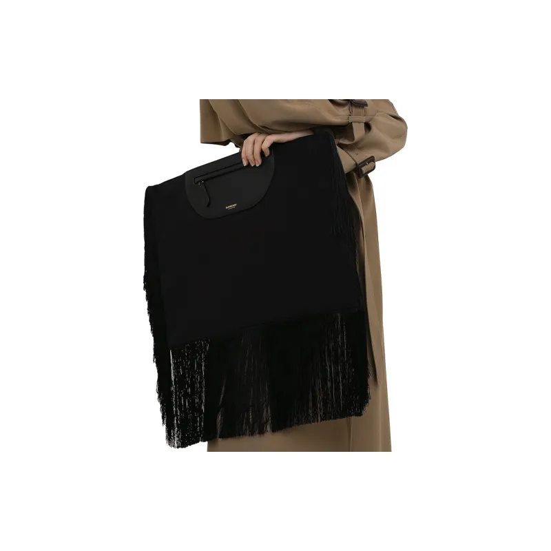 Burberry Olympia Fringe detail Clutch Bag-4