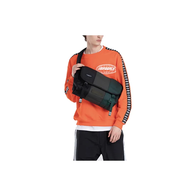 Timbuk2 Canvas Canvas Bag Messenger Bag Shoulder Bag Crossbody Bag Small Size Unisex Sonic Black/Grey Green/Pine Green-5