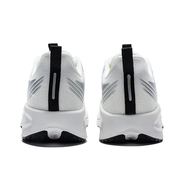 CHAOJIANTA Anti Slip Wear Resistant Low Top Casual Running Shoes Women's White Gray-3
