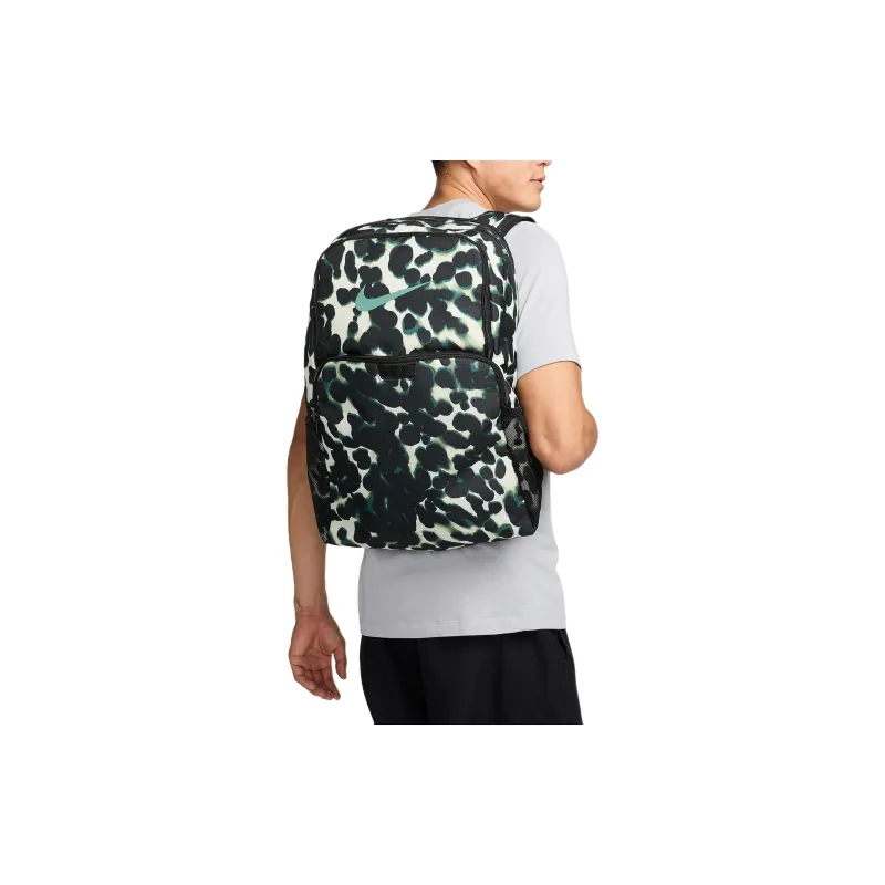 Nike Polyester Backpack Extra Large Unisex Black Patchwork Leopard Print-4