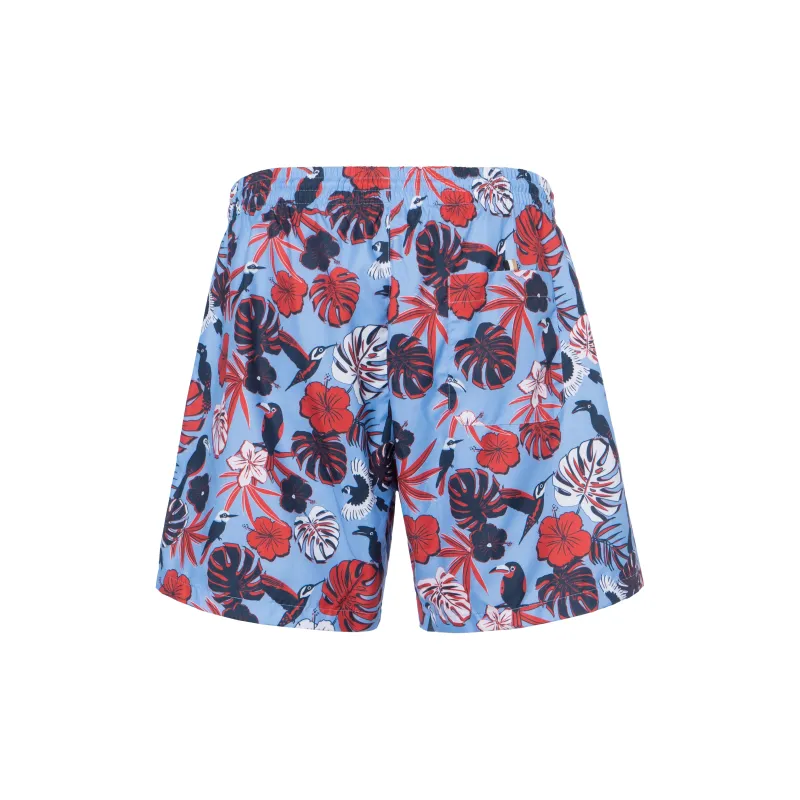 HUGO BOSS Piranha Floral print Swim Shorts-1