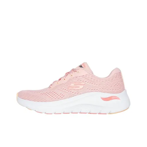Skechers zowe Fit Anti consists Wear Resistant Low Top Casual Shoes Women's Pink