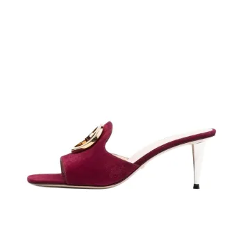 GUCCI Blondie Slide Slippers 7.5cm Women's Violet