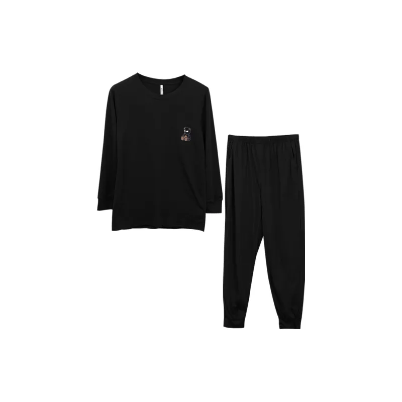 Red Beans At Home Pajama Set Men's-0