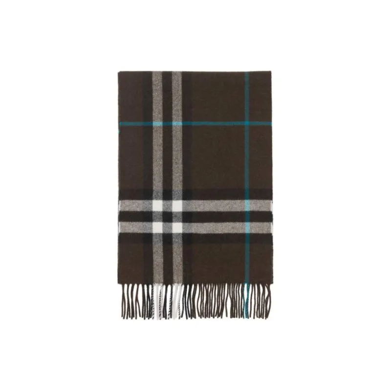 Burberry Vintage Checked Fringed Scarf-1