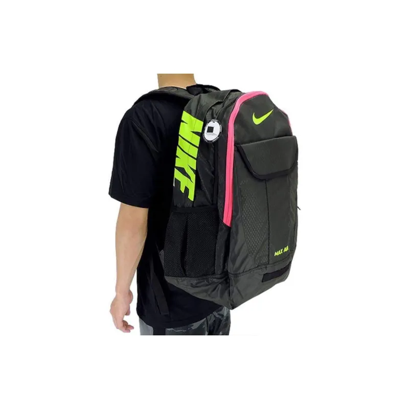Nike Polyester Backpack Large Size Unisex Pure Black-5