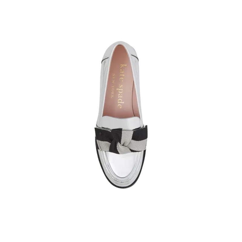 Kate Spade Leandra Loafers Women's Silver-4