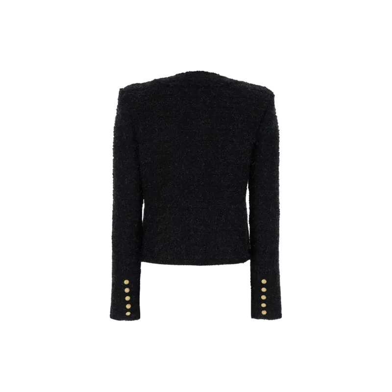 BALMAIN Buttoned Tweed Jacket-1