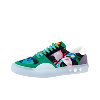 LOUIS VUITTON Ollie Sneakers 'Green Paint Style'