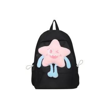 BAODIDAISHU Nylon Backpack Laptop Bag Backpack Regular Women's Black/Pink/Burgundy/Yellow