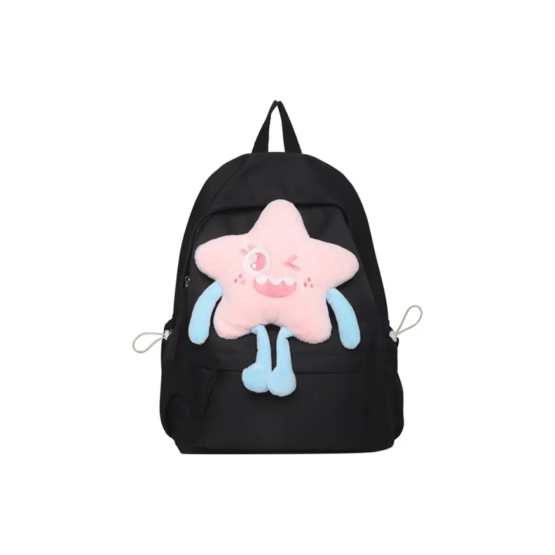 BAODIDAISHU Nylon Backpack Laptop Bag Backpack Regular Women's Black/Pink/Burgundy/Yellow-0