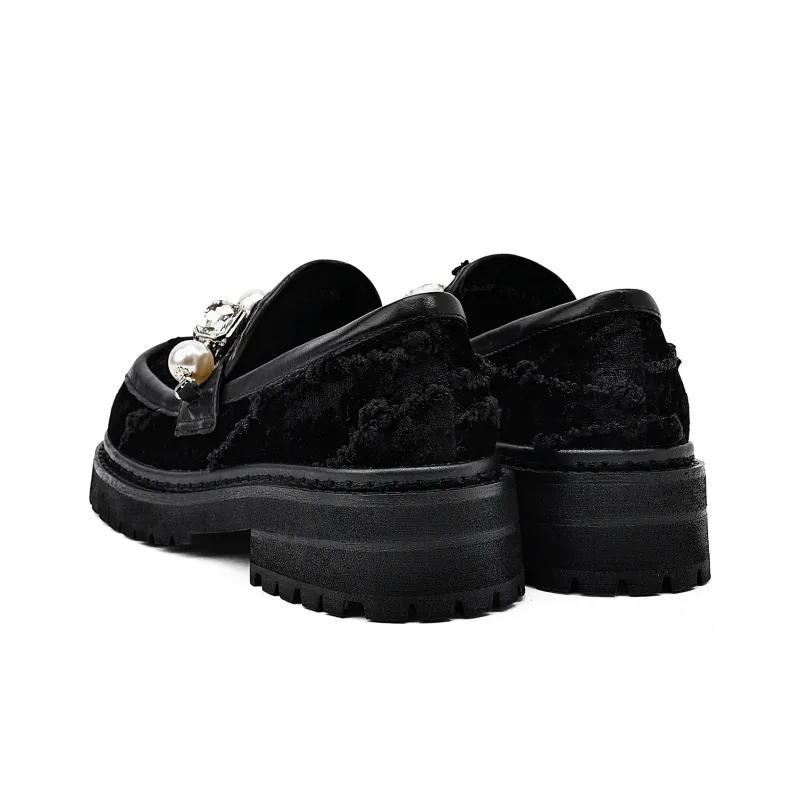 KMD Loafers Women's Black, Olive-8