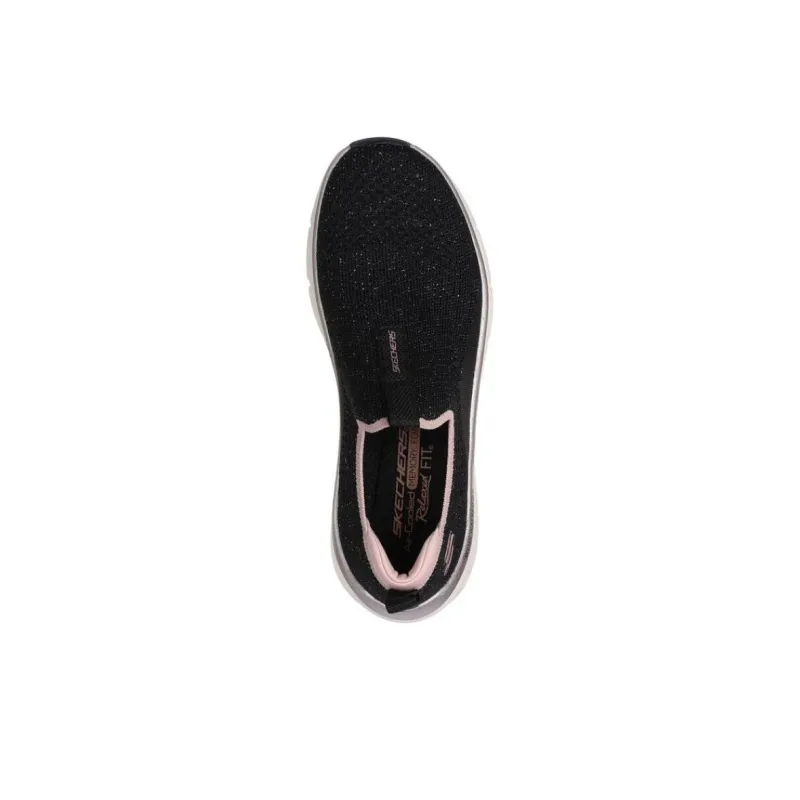 Skechers Anti Slip Wear Resistant Low Top Casual Shoes Women's Black-4