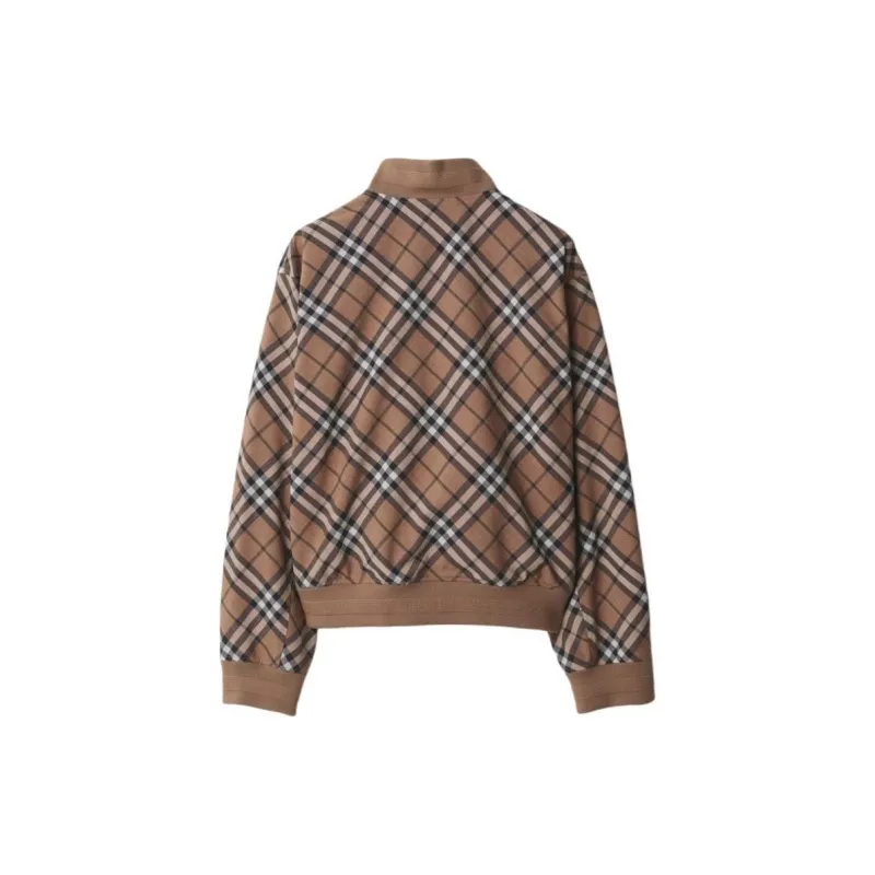 Burberry Vintage Check Zip up Bomber Jacket-1