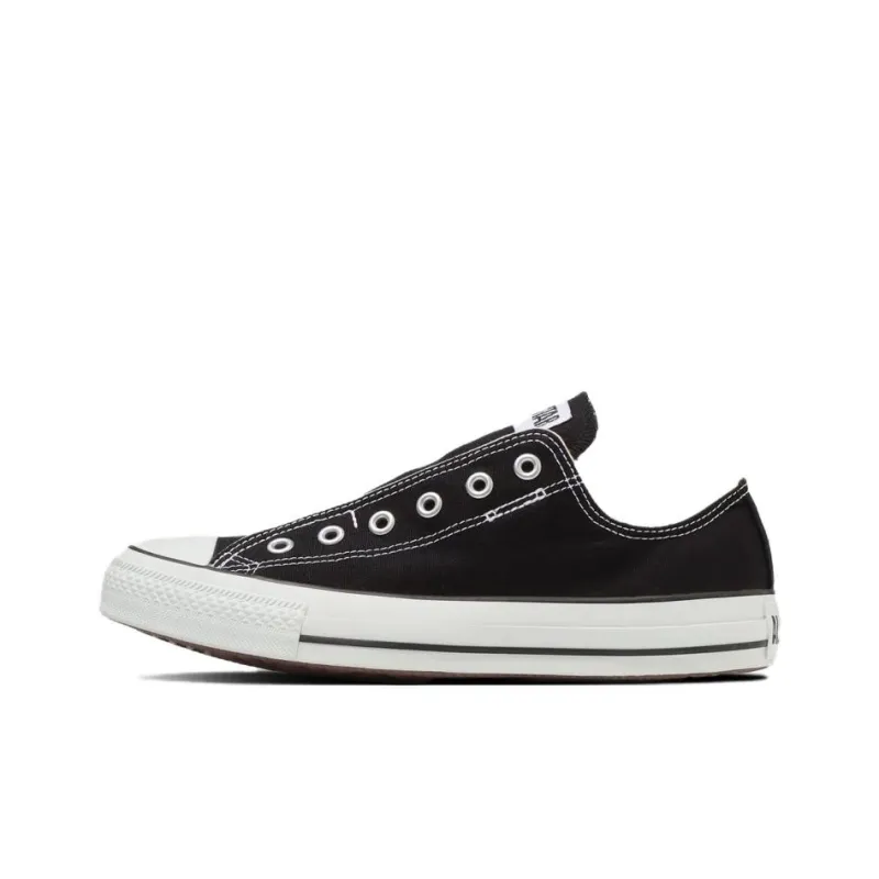 Converse All Star Slip 3 O Anti Slip Wear Resistant Low Top Canvas Shoes Unisex Black White-0