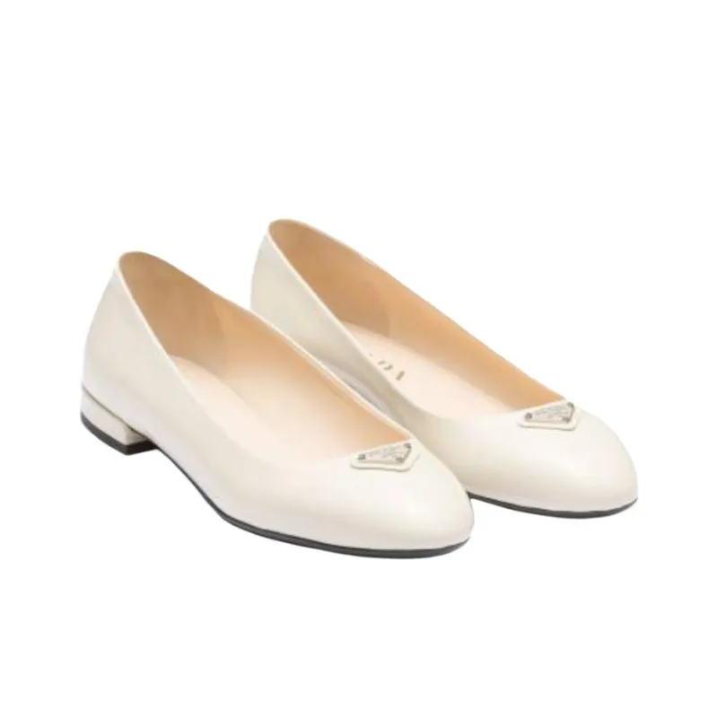 PRADA Casual Single Shoes Women's Ivory White-3