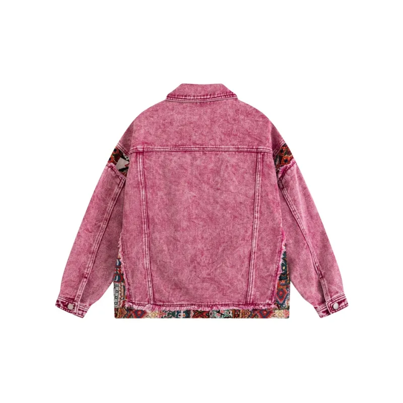 Mulinsen Denim Jacket Unisex Red-1