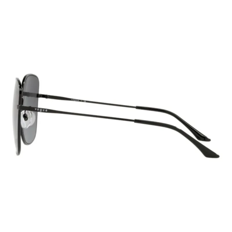 VOGUE Metal Square Sunglasses Women's Black-2