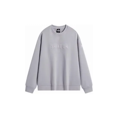 XTEP Sweatshirts Women's Light Gray Purple