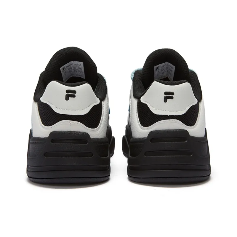 FILA FUSION 50 50 Low Top Skateboard Shoes Women's Black/Snow-2