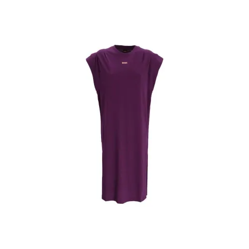 HUGO BOSS Sleeveless Dresses Women's Purple