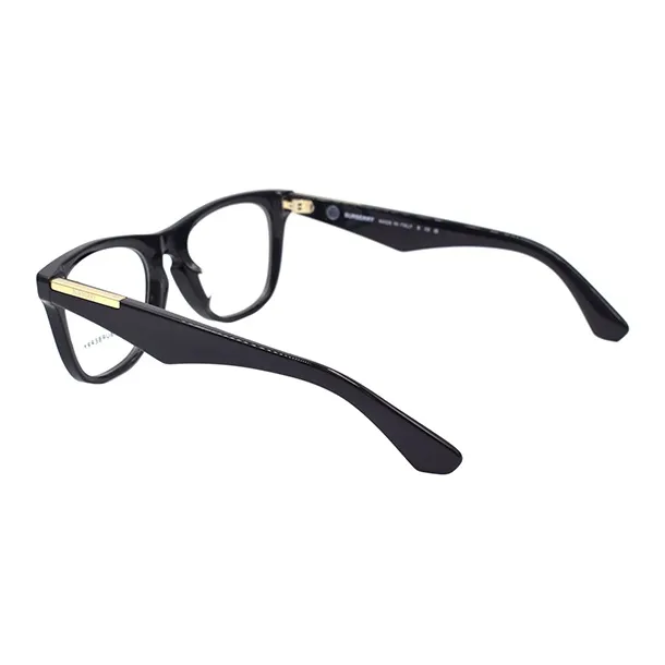 Burberry Square Eyeglass Frames Men's Black-2