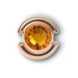 Amber Yellow Crystal Pendant