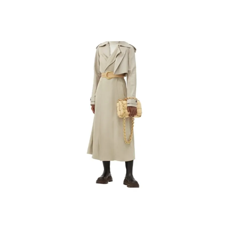 Bottega Veneta Chain Cassette Crossbody Bag Almond-4