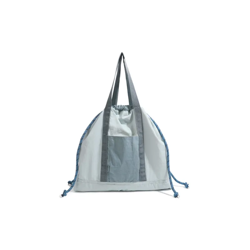GKY Canvas Bag Portable Crossbody Backpack Women's Light Blue-2