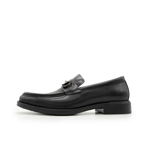 Satchi Business Formal Leather Smokey shoes Men's Black