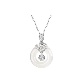 MAMADESHOUHU Chalcedony Jade Necklaces Women's