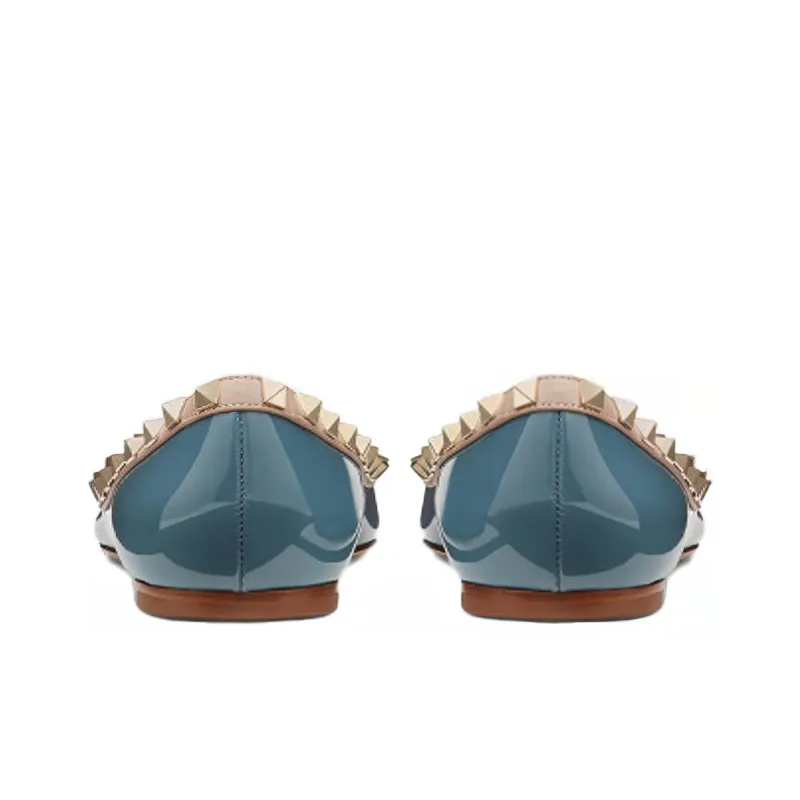 Valentino Rockstud GARAVANI Casual Shoes With Cleats Women's Blue-4