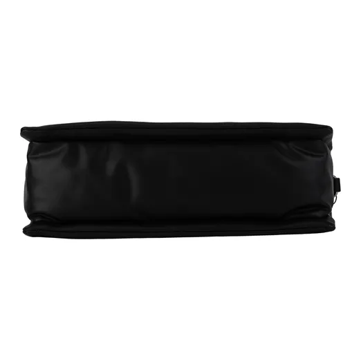 CALVIN KLEIN Blended Material Shoulder Bag Women's Space Black-4