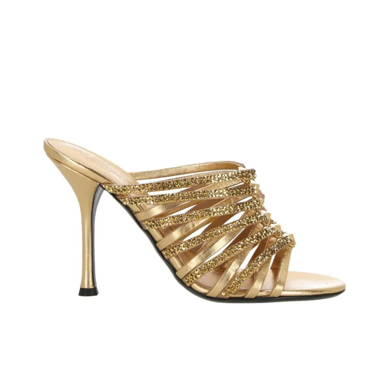 Valentino GARAVANI Slide Slippers Women's Gold-1