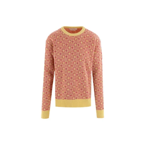 MARNI Sweaters Men Yellow Pink