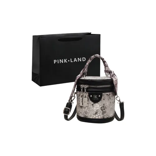 PINK·LAND PU One Shoulder Handbags Regular Women's Black/Gray/Pink