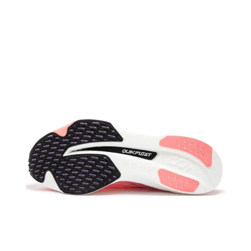 361° Speed 3 PRO Cushioned Slip Resistant Abrasion Resistant Breathable Low Top Running Shoes Unisex Pink-4