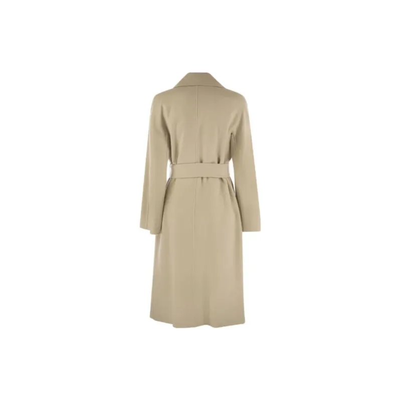 MaxMara Studio Belted Mid Length Coat-1