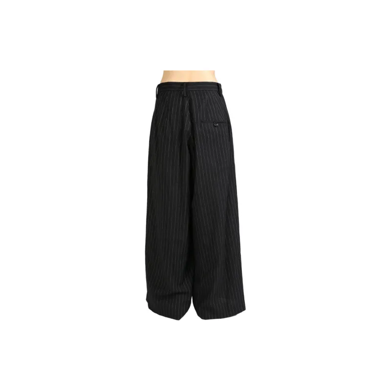 Yohji Yamamoto Casual Pants Women's Black-3