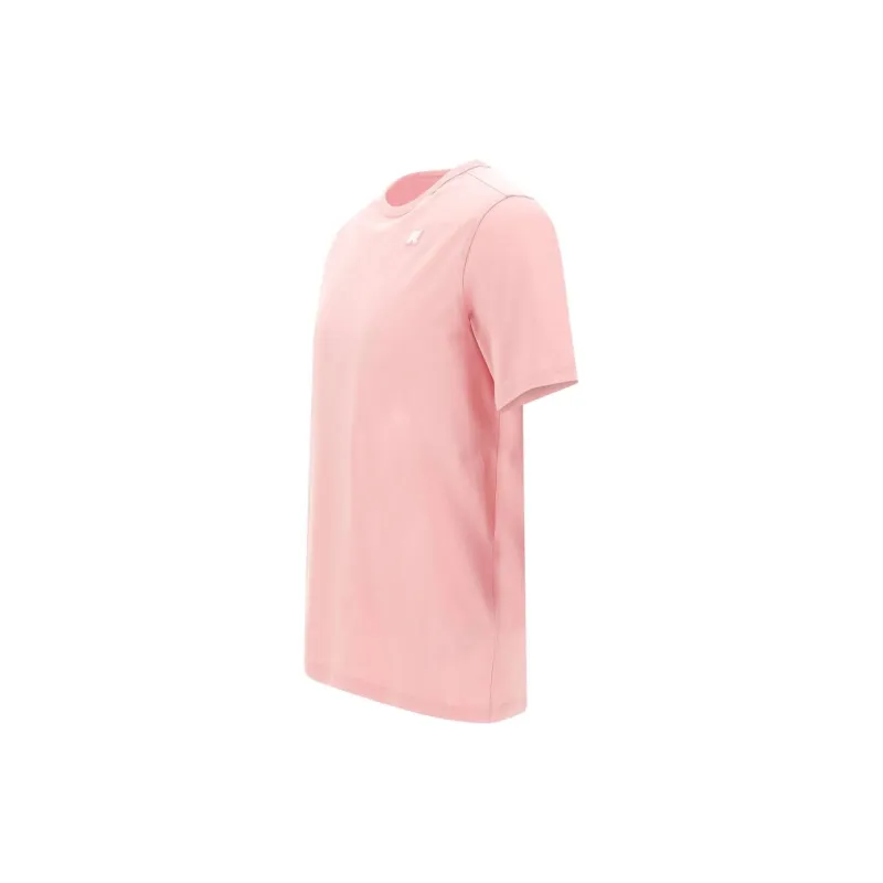 K WAY T Shirts Men Pink-2