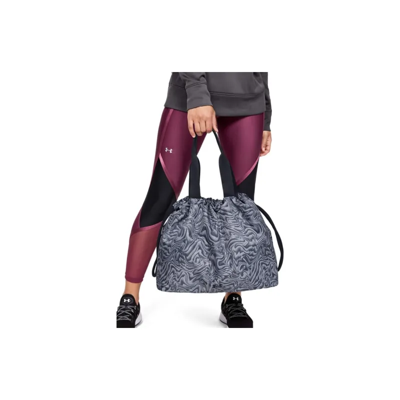 Under Armour Nylon Drawstring Bag, One Shoulder Handbag Regular Women's Blue-3
