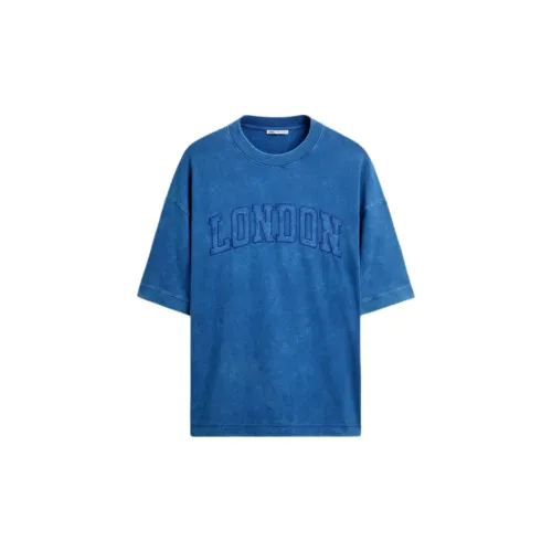 ZARA T-Shirts Men Blue