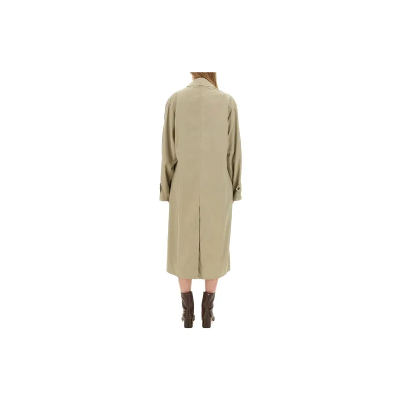Maison Margiela Long Sleeved Trench Coat-1