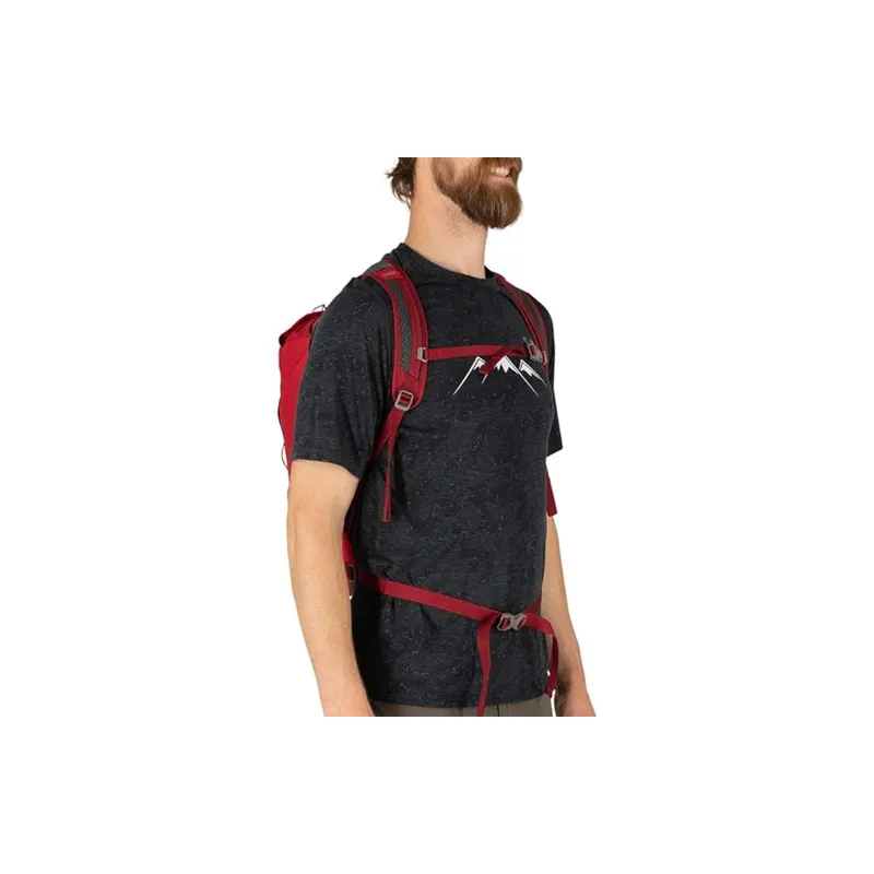 OSPREY Polyester Outdoor Mountaineering Bag Backpack Regular Unisex Universe Red-4