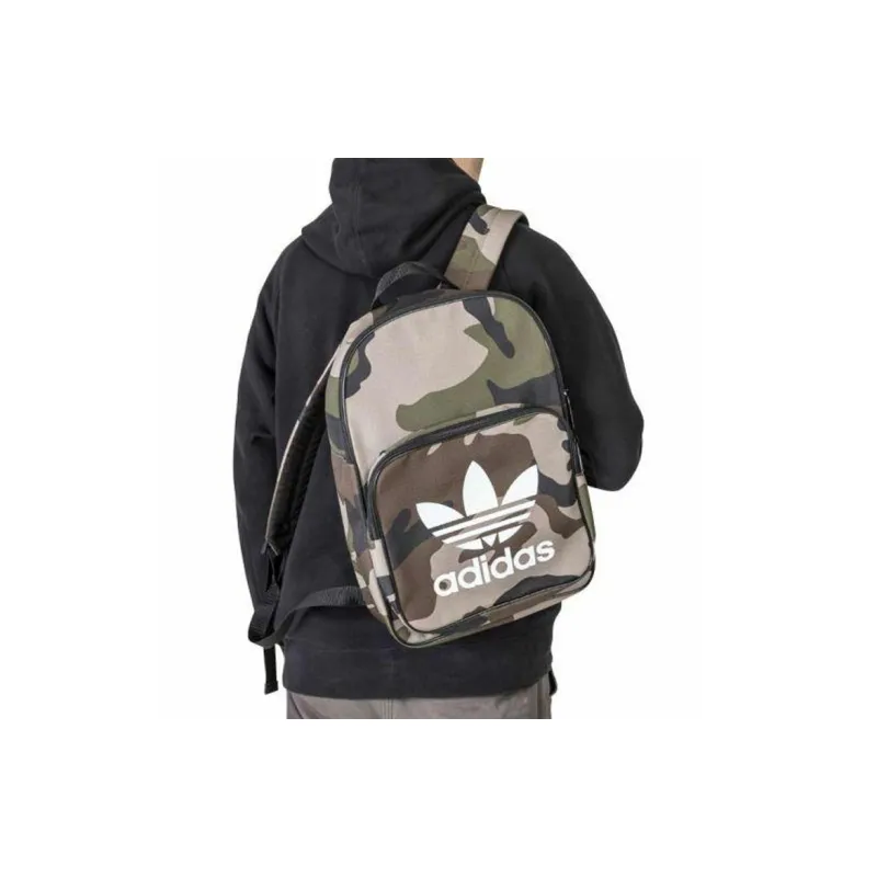Adidas Originals Polyester Backpack Regular Unisex Camouflage-6