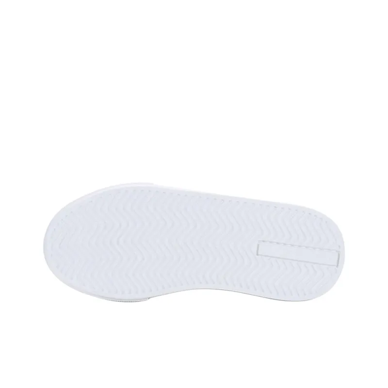 PRADA Low Top Stylish Skateboarding Shoes Women's White Black Heel Tab-5