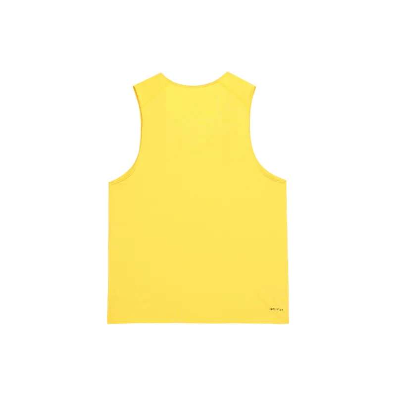 Nike DRI FIT READY Tank Tops Men's Yellow-1