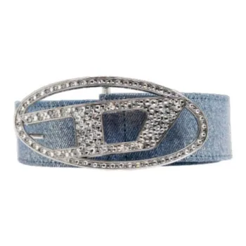DIESEL B 1DR Embellished Denim Belt