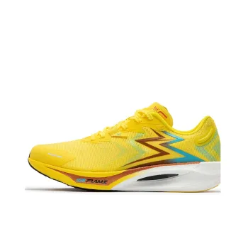 361° Speed 3 PRO Cushioned Slip Resistant Abrasion Resistant Breathable Low Top Running Shoes Unisex Acid Yellow