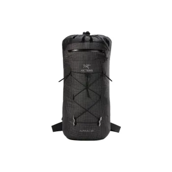 Arcteryx ALPHA Nylon Outdoor Hiking Bag Backpacks Regular Unisex Black
